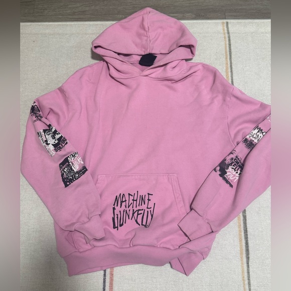 MGK TICKETS TO MY DOWNFALL PINK HOODIE - Picture 4 of 4
